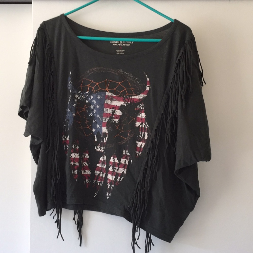 Denim & Supply Ralph Lauren fringe Shirt